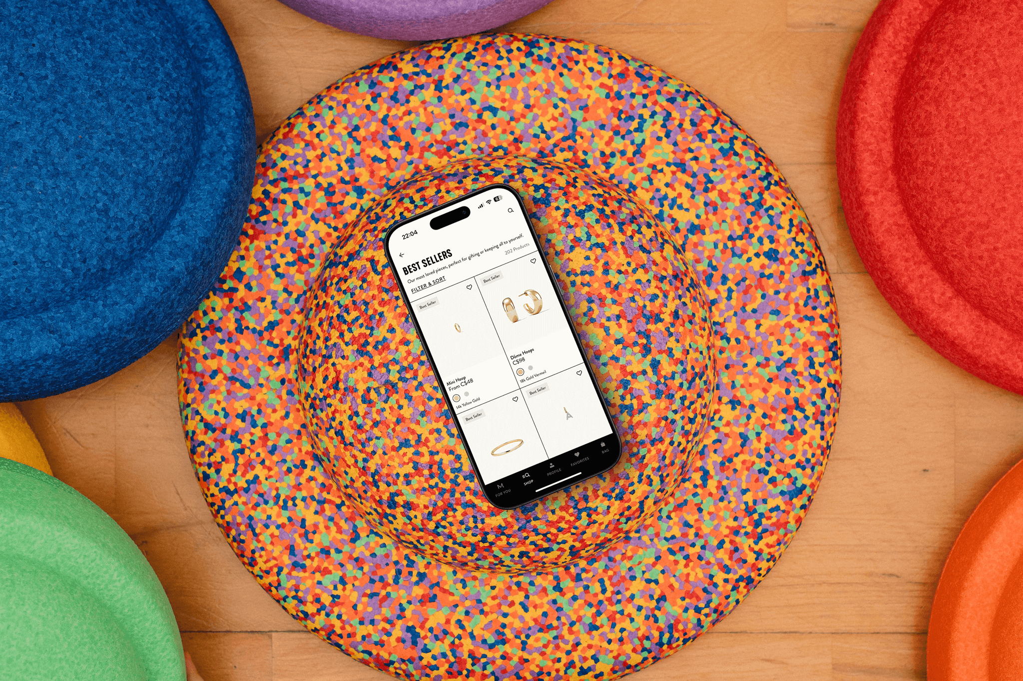 Mejuri app screenshot of Style Preferences