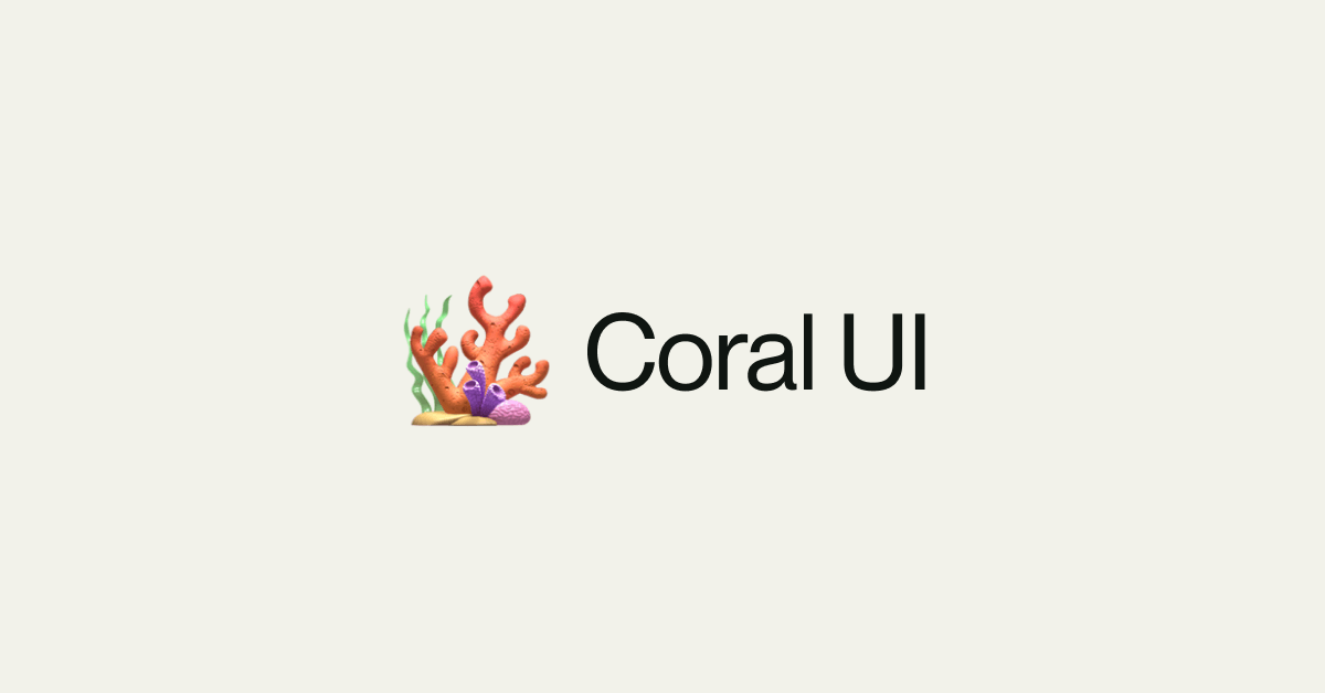 Coral UI Title Card